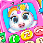 Baby Princess Unicorn Mobile Phone